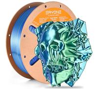 ERYONE High Speed Filament Silk Dual Color 1.75mm +/- 0.03mm, Rapid PLA Filament, 30-500mm/s Hyper Speed PLA Filament, 1kg (2.2LBS)/Spool, Blue & Green
