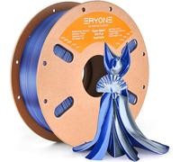 ERYONE High Speed Filament Silk Dual Color 1.75mm +/- 0.03mm, Rapid PLA Filament, 30-500mm/s Hyper Speed PLA Filament, 1kg (2.2LBS)/Spool, Midnight Blue & Silver
