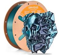 ERYONE High Speed Filament Silk Dual Color 1.75mm +/- 0.03mm, Rapid PLA Filament, 30-500mm/s Hyper Speed PLA Filament, 1kg (2.2LBS)/Spool, Emerald Green & Black