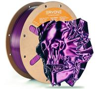 ERYONE High Speed Filament Silk Dual Color 1.75mm +/- 0.03mm, Rapid PLA Filament, 30-500mm/s Hyper Speed PLA Filament, 1kg (2.2LBS)/Spool, Purple & Black