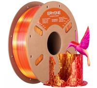 ERYONE High Speed Filament Silk Tricolor PLA 1.75mm +/- 0.03mm, Rapid PLA Filament, 30-500mm/s Hyper Speed Filament, 1kg (2.2LBS)/Spool, Red Gold Purple