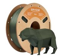 ERYONE PLA Plus Filament 1.75mm PLA+ 3D Printer Filament +/-0.03mm, 1kg/ Spool,Army Green