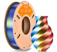 ERYONE PLA Silk Shiny 3D Printer Filament 1.75mm, Triple Silk PLA Filament, Coextrusion Silk PLA Filament,+/- 0.03mm, 250g/Spool, Red Yellow Blue