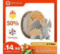 Eryone Promozione Filamento PLA opaco Hyper Speed Alta qualità 1KG 1,75mm ± 0,03mm Filamento bobina perfetto per stampante 3D Nuovo Arriva Black