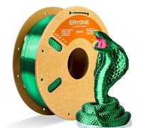 ERYONE Silk PLA Filament for 3D Printer, 1.75mm +/- 0.03mm, 1kg (2.1LBS)/Spool, Silk Green