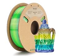 ERYONE Silk Rainbow Filament PLA 1.75mm for 3D Printer, +/-0.05mm, 1kg /Spool,Forest Rainbow