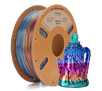 ERYONE Silk Rainbow Filament PLA 1.75mm for 3D Printer, +/-0.05mm, 1kg /Spool,Universe Rainbow