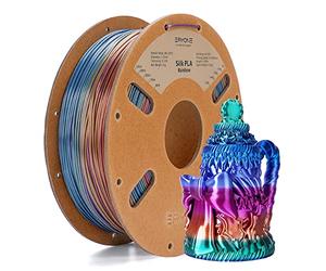 ERYONE Silk Rainbow Filament PLA 1.75mm for 3D Printer, +/-0.05mm, 1kg /Spool,Universe Rainbow
