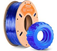 ERYONE TPU Filament 1.75mm, 3D Drucker Filament TPU 0.5kg 1 Spool, +/-0.05mm,95A, Blu Transparent
