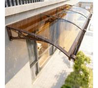 eryssgbf Pensilina Tettoia per Porta Balcone Esterno, Tendalino per Finestra, Resistente ai raggi UV/alla pioggia, Tettoia per Esterno/Porte/Balcone/Finestre 100x160cm