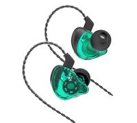 ERYUE 1 Paio CCZ Melody In-Ear Monitor Auricolari Cuffie Dinamiche da Palco con Doppia Bobina Magnetica per Professionisti ' Jack Tipo C, Verde (con microfono) (#6)