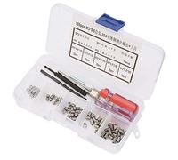 ERYUE 105pcs Set di Insert Kit di Insert Riparazioni della Fitta per Filettatura a Vite in Acciaio Inossidabile, Strumento di Riparazione del Filo a Forma di Diamante Ad (Scatola M3*0,5)