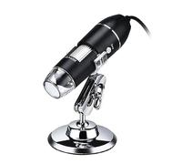 ERYUE 1080p Microscopio Digitale USB 1600X MAGRAMENTO 8 LED con Supporto per la Riparazione del Circuito, Osservazione (1600X)