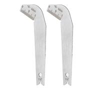 ERYUE 2 Pcs Calibro Angolare del Trapano, Strumento Affiliatore di Misurazione della Lama Facile Ispezione del Bit di Perforazione, una Gamma Accurata Fino a 0,5 Mm, 0-20 Mm,