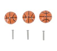 ERYUE 3 Set Pomelli per Armadietti in Ceramica da Basket Maniglie Eleganti Decorative per Cassetti Armadi, Guardaroba, Armadi la Camera dei Bambini o Caverna Dell'uomo, Lega di Zinco, Come Mostrato