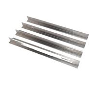 ERYUE 4 Pezzi di Copertura dello Spazio per la Stufa in Acciaio Inossidabile Resistente Al Calore, Facile da Pulire, Versatile Protezione per lo Spazio del Forno