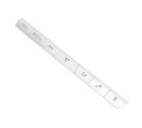 ERYUE Adesivo per Copertina del Pannello Multimedia, Tasto Console in Lega in Alluminio Argento, Adattamento Leggero per XF 2012-2015, Pasta di Installazione Facile per