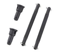 ERYUE Albero di Trasmissione RC CVD Materiale Premium Resistente All'usura Facile da Installare per SCY 16101 16102 16103 16201 1/16 RC Car PA + Acciaio 2 X Albero di Trasmissione 2 X Dogbone