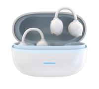 ERYUE Auricolari ENC Wireless con Cancellazione del Rumore con Traduzione Multilingue in Tempo Reale, Cuffie Touch Control per un Comfort Che Dura Tutto il Giorno (Bianca)
