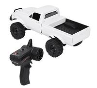 ERYUE Auto Cingolata RC Bianca in Scala 1/16 con Luce LED per Guida Notturna, Auto Telecomandata Ad Alta velocità per Strade di Montagna con Sabbia/fango/roccia, Ricarica USB, RC a Quattro Ruote da