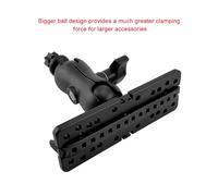 ERYUE Base di Montaggio Leggera per Fishfinder a 360 Gradi per GPSMAP e Serie, Supporto Elettronico a Sgancio Rapido Kayak Marino, Materiale in Nylon Ad Alta Resistenza (Base rotonda con montaggio