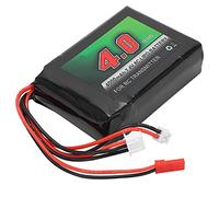 ERYUE Batteria del Trasmettitore RC 4000mAh 8C per DX9 DX8 DX7 DX6E, Batteria Al Litio LIPO Durevole per la Massima Conversione di Energia e Tempo di Riproduzione Prolungato