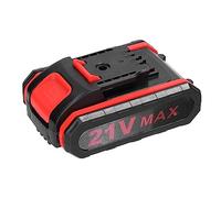 ERYUE Batteria di Ricambio Nera Ricaricabile di Grande capacità 21 V 6000 MAh per Strumenti Elettrici Installazione Semplice per Persone Che Effettuano Lavaggi Auto Metallo Plastica