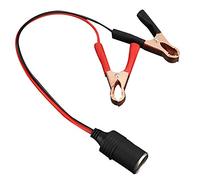 ERYUE Batteria per Auto Adattatore Presa Femmina per, 12V-24v 10A Max, Cavo 35 Cm, Compatibile con Rondella per Auto, Aspirapolvere, Materiale ABS, Facile Usare, di Alta qualità,