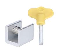 ERYUE Blocco di Sicurezza per Finestra Scorrevole Tappo di Blocco Sicurezza Scorrevole in Lega Alluminio Alta qualità per la Protezione della Finestra Portatile Uso Familiare