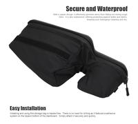 ERYUE Borsa Portaoggetti per Cruscotto UTV, Durevole e Impermeabile, Organizer per Attrezzi General 1000/4 1000/XP/XP 4 2016-2024, Tessuto Oxford Nero 1680D