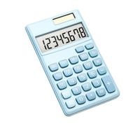 ERYUE Calcolatrice Colorata a Forma di Caramella con Pulsanti Grandi Display a 8 Cifre Doppia Alimentazione per Studenti Ragioniere Calcolatrice Rosa (Blu)