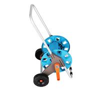 ERYUE Carrello Avvolgitubo da Giardino Avvolgitore Stabile Portatile per Prato, Organizzatore di Tubi da 35 M per Cortili e Prati