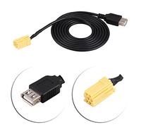 ERYUE Cavo Adattatore USB con Spina a 6 Pin Design Originale per Grande Punto Mini Cavo ISO per Aggiornamenti Auto Fai-da-te
