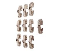 ERYUE Cerniere a Lunga Durata da 10 Pezzi, Cerniere in Lamiera di Acciaio Laminato a Freddo di Facile Installazione per ante Armadi, proprietà Antiruggine, Adatte per Librerie Armadi da