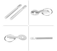 ERYUE Chiusura a Perno del Cofano da Ad Alta velocità Maggiore Sicurezza, Perfetta per i Conducenti di Auto Sportive da (Argento)