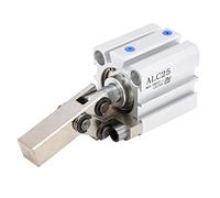 ERYUE Cilindro Pneumatico con Leva del Braccio di Bloccaggio ALC Robusto Cilindro Pneumatico a Doppio Effetto per Lavori Precisi, per Uso Industriale (ALC25 non è magnetico)