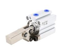 ERYUE Cilindro Pneumatico con Leva del Braccio di Bloccaggio ALC Robusto Cilindro Pneumatico a Doppio Effetto per Lavori Precisi, per Uso Industriale (ALC32 non è magnetico)