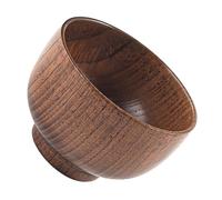 ERYUE Ciotola per Uso Domestico in Legno di Giuggiola Acida, Laccata, in Stile Giapponese, per Zuppa di Legno, Stoviglie Bambini, Adulti (M(66x45x17 cm/26x17,72x6,69 pollici))