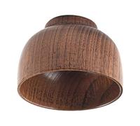 ERYUE Ciotola per Uso Domestico in Legno di Giuggiola Acida, Laccata, in Stile Giapponese, per Zuppa di Legno, Stoviglie Bambini, Adulti (Piccolo)