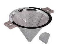 ERYUE Colino Piccolo in Acciaio Inossidabile a Forma di Cono per tè Al caffè, tè Al Latte, Filtraggio Efficiente del caffè, per L'uso Quotidiano Domestico