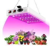 ERYUE Coltiva la luce,1000W LED Grow Light per piante da interno 216 LED Spettro completo Veg e Bloom Doppio interruttore IP65 Lampade da coltivazione per piante sospese impermeabili per piantine Fior