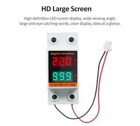 ERYUE Contatore di Energia Digitale Monofase Display a Grande Schermo HD di Alta qualità per PC Casa Scuola Ufficio Materiale Ignifugo