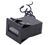 ERYUE Contatore Elettromagnetico Totalizzatore Industriale Elettronico a 6 Cifre per Stampa Alimentare Agricoltura Chimica Petrolifera ABS HX-06 (12V)