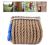 ERYUE Corda di Iuta Corda per Arrampicata Sportiva All'aria Aperta, Resistente e Durevole, per Raggruppare il Tiro Alla Fune, 20 M, Spago di Iuta Naturale Giardinaggio e Serre