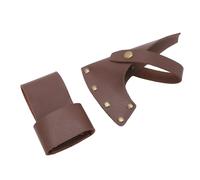 ERYUE Custodia Protettiva in Pelle PU Leggera per Fodero per Ascia + Design Impermeabile Elementi Essenziali da Lavoro in Campeggio All'aperto Marrone