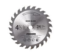 ERYUE Disco da taglio per legno, 24T-TCT Disco da taglio per legno 115mm*10mm Lama per sega circolare Acciaio legato 24 denti Sega per finitura in metallo duro TCT