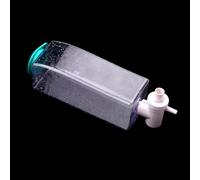 ERYUE Dispenser di Sapone Manuale Monotesta da Parete Grigio da 300 Ml per Bagno e ABS, Ottimo per Gel Doccia, Shampoo Liquido, Dispenser di Sapone Hotel 1 (Grigio)