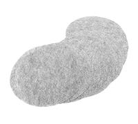 ERYUE Divisori per Piatti in Feltro Protezioni Leggere per Piatti Cinesi, Organizzatori e Set da 48 Pezzi Grigi (48 pezzi)