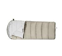 ERYUE Doppi Comodi Sacchi a Pelo da Campeggio Morbidi e Traspiranti 0 ° C- -18 ° C Doppio Uso con Cappuccio a Prova di umidità Cotone Modellante di Alta Qualità/Kachi 220x80 Cm per Adulti (1,5 kg)