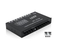 ERYUE Equalizzatore Audio per Auto Amplificatore EQ Multifunzionale Professionale a 7 Bande per Un'esperienza Sonora Migliorata in Plastica e Metallo Auto Nero